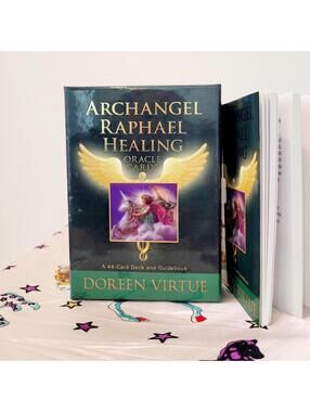 ✨️Vintage Archangel Raphael Healing Oracle Cards by Doreen Virtue - Rare OOP ✨️